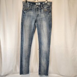 Daytrip Lynx Skinny Jeans Women's 27R Blue Stretch Denim